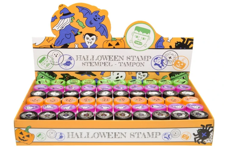 Plastikowe stemple Halloween pieczątki dla dzieci Duchy i Potwory  (3).jpg