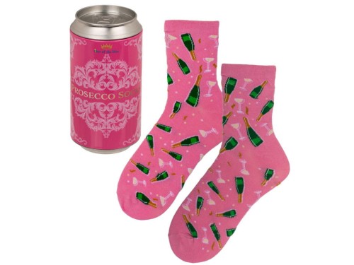Skarpetki Prosecco w Metalowej Puszce prezent zabawny Upominek 1.jpg
