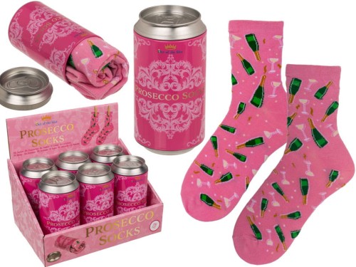 Skarpetki Prosecco w Metalowej Puszce prezent zabawny Upominek 2.jpg