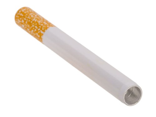 Metalowa fajka w kształcie papierosa Dyskretna Lufka Fifka do palenia 1.jpg