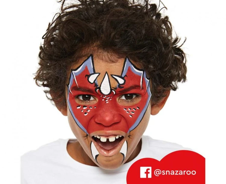Profesjonalny Zestaw Farb do Malowania Twarzy Smoki Dragons Snazaroo