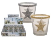 ŚWIECZNIK Z GWIAZDKĄ TEALIGHT ŚWIECZKĘ ŚWIĄTECZNY 2.jpg