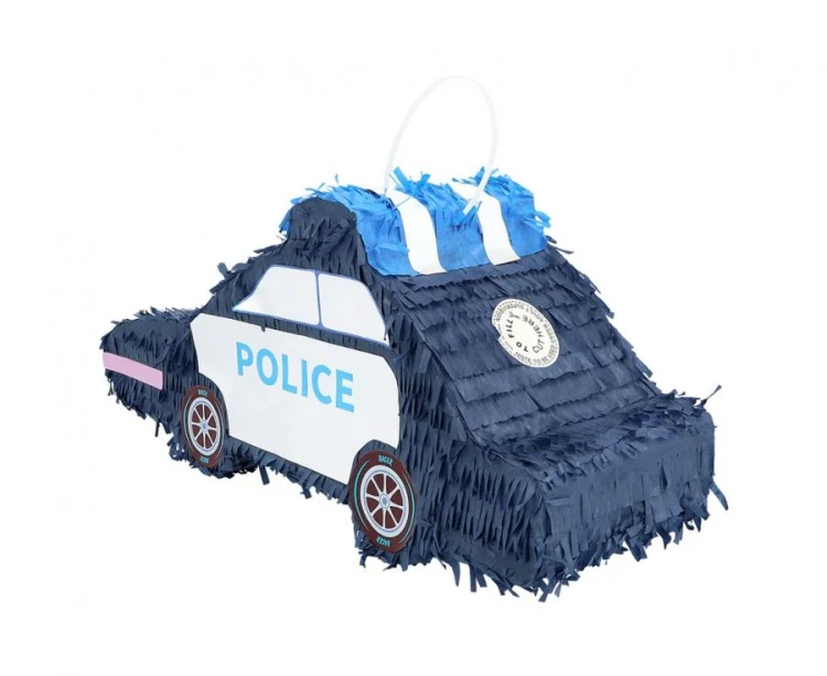 Urodzinowa Piniata Radiowóz Policja dla Chłopca 56x23x18 cm