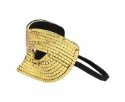 Maska Wenecka na Oczy Twarz Disco Złota Bal Maskowy Karnawał Halloween