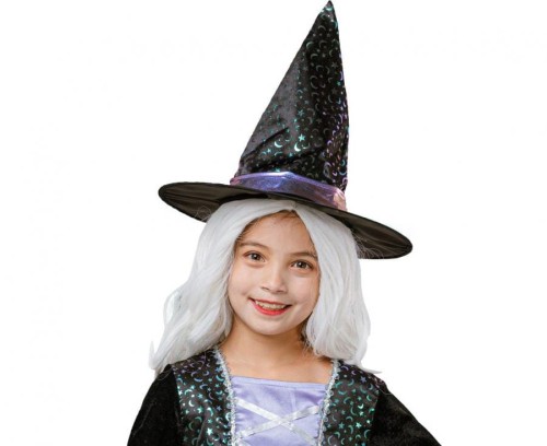 Strój Czarownicy Przebranie Czarodziejki Kostium Wróżki Halloween 130/140 cm