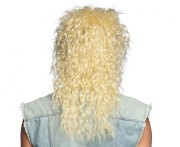 Peruka Gwiazda Rocka Blond Męska Rocker Strój Przebranie Lata 70 80 90