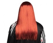 Peruka Klauna Czerwona Klaun Psychopata Morderca Clown Strój Halloween