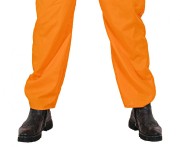 Strój Kombinezon Więźnia Skazańca Więzień Guantanamo Kostium Pomarańczowy M