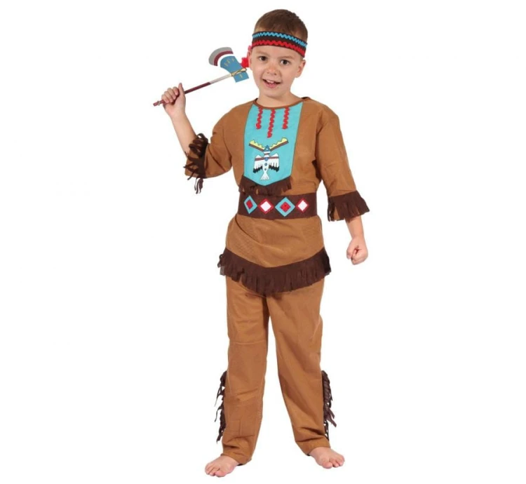 Strój Indianina Kostium Indiański Indianin Apacz Halloween Karnawał 130/140 cm