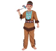 Strój Indianina Kostium Indiański Indianin Apacz Halloween Karnawał 110/120 cm