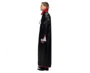 Peleryna WAMPIRA drakula halloween kostium wampir peleryna z kołnieżem M/L Vampire Carlyle