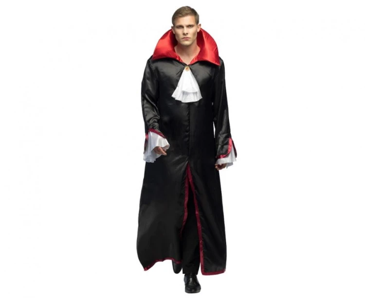 Peleryna WAMPIRA drakula halloween kostium wampir peleryna z kołnieżem XL Vampire Carlyle