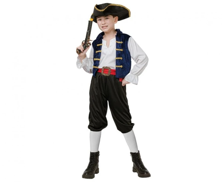 Strój Kostium Pirata Pirat Przebranie na Halloween Karnawał 120/130 cm