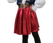 Strój Piratki Kostium Przebranie elegancka Piratka Halloween Karnawał 120/130 cm