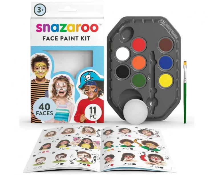 Farba do malowania twarzy Snazaroo farbki zestaw dla chłopców 8 kolor