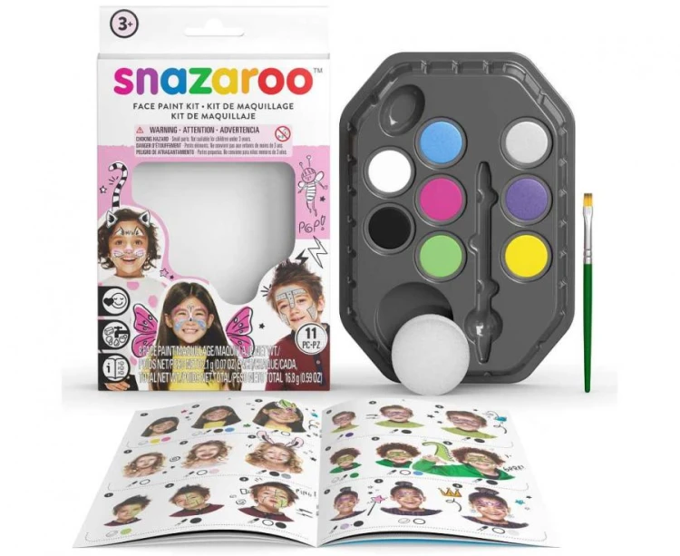 Farba do malowania twarzy dla dziewczynki MAKE UP makijaż HALLOWEEN karnawał Snazaroo
