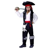 Strój Kostium Pirata Pirat Kapitan Herszt Halloween Karnawał 120/130 cm
