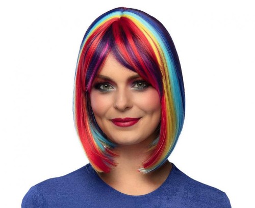 Peruka Unity Tęczowe Sztuczne Włosy LGBTQ+ Pride