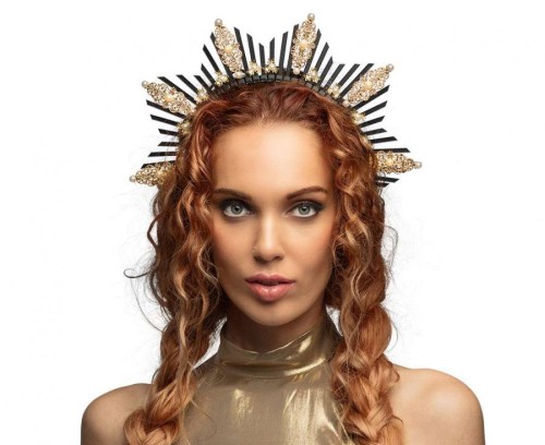 Diadem Bogini Królowej Królewny Kleopatry Astra Strój Karnawał Halloween