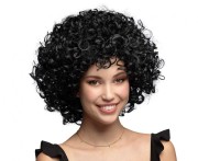 Peruka Afro Czarna Krótkie Candice Impreza Przebranie