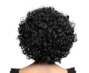 Peruka Afro Czarna Krótkie Candice Impreza Przebranie