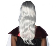 Peruka Wampirzycy Wampira Siwa Wampirzyca Włosy Strój Halloween