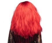 Peruka Czerwona Pani Klaun Przebranie Halloween Impreza