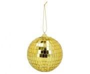 Kula złota Disco Imprezowa Stroboskop Złoty Party 8 cm 6 szt