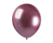 Balony lateksowe chromowane shiny 5" 13 cm różowe 100 szt.