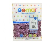 Balony lateksowe chromowane shiny 5" 13 cm różowe 100 szt.