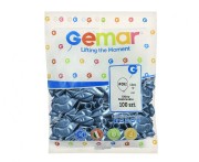 Balony lateksowe chromowane shiny 5" 13 cm niebieskie 100 szt.