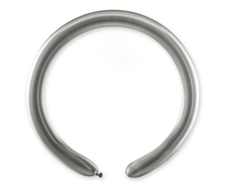 Balony do modelowania skręcania Rurki włoskie shiny srebrne 100 szt.