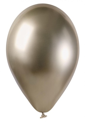 Balony lateksowe chromowane shiny 13 cali 33 cm szampańskie 50 szt.