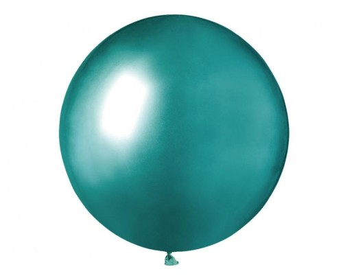 Balony lateksowe chromowane shiny 19 cali 48 cm zielone 25 szt.
