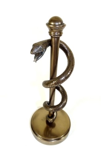 Figurka Laska Eskulapa Symbol Sztuki Medycznej Prezent dla Lekarza  (2).jpg