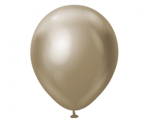 Balony Beauty&Charm platynowe 12" 50 szt. 30 cm szampańskie