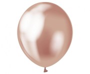 Balony Beauty&Charm platynowe 12" 50 szt. 30 cm różowo-złote