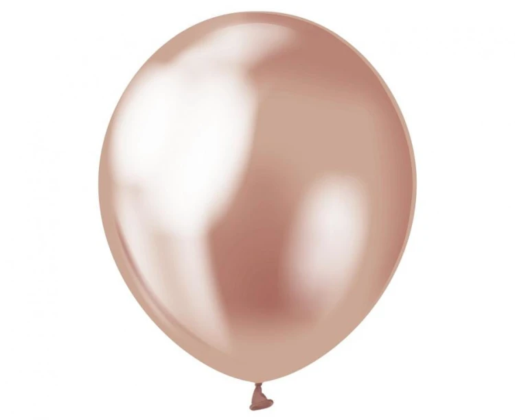 Balony Beauty&Charm platynowe 12" 50 szt. 30 cm różowo-złote