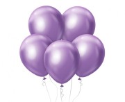 Balony Beauty&Charm platynowe 12" 50 szt. 30 cm jasno fioletowe