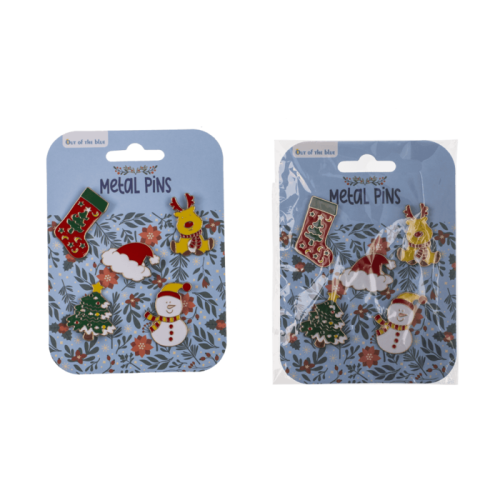 Metalowy Pin Świąteczny Zestaw 5 Sztuk Przypinki na Święta Boże Narodzenie  (1).png