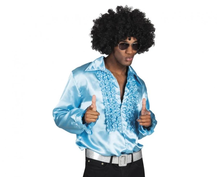 Koszula turkusowa rozm. L imprezowa na imprezę Przebranie Strój