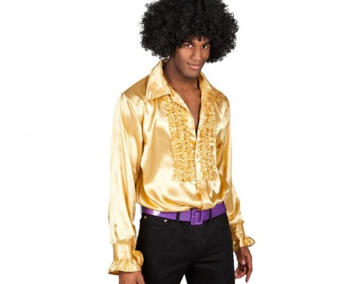 Koszula Party złota rozm. XL imprezowa na imprezę Przebranie Strój