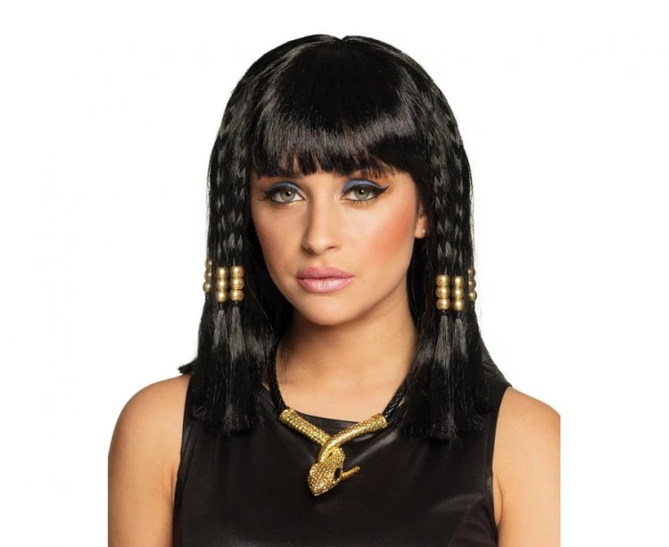 Peruka KLEO włosy czarna Kleopatra na Imprezę