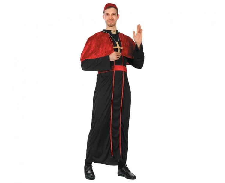 Zestaw dla dorosłych Przebranie Strój Ksiądz rozmiar uniwersalny