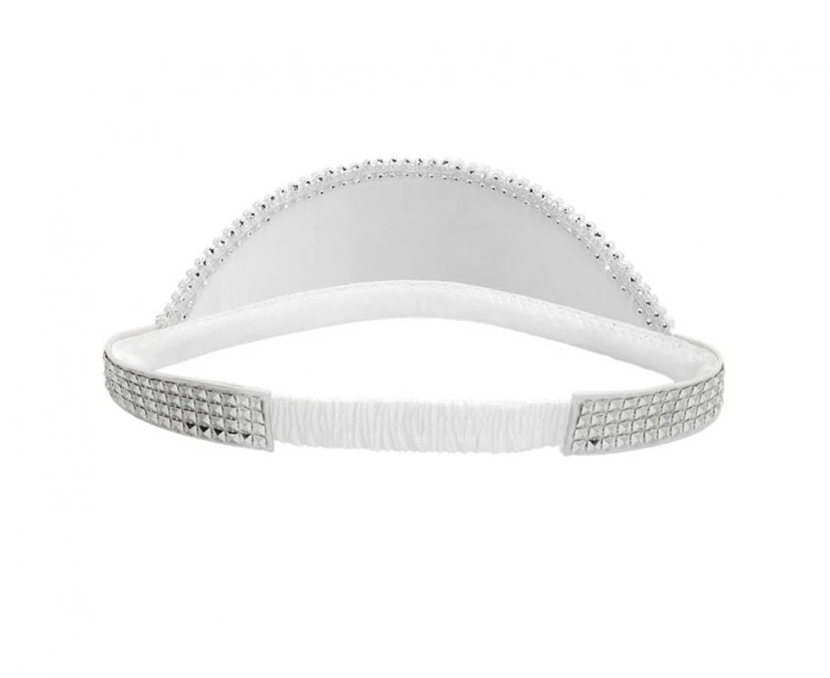 Czapa z daszkiem Sun visor Disco srebrna Uniwersalna