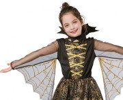 STRÓJ PAJĘCZA KSIĘŻNICZKA KOSTIUM PAJĄK WIEDŹMA PRZEBRANIE CZAROWNICA HALLOWEEN 110/120 cm