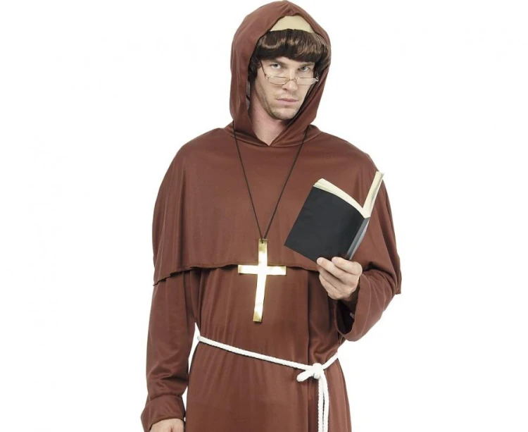 Strój Kostium Mnicha Księdza Pustelnika Duchownego Halloween Karnawał Uniwersalny