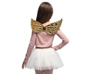 Strój Aniołka Kostium Anioła dla Dzieci Złoty Bal Świętych Jasełka