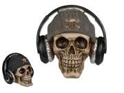 Skarbonka czaszka ze słuchawkami Mix Kolor Prezent 1