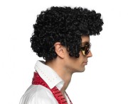 Peruka Elvis czarna Włosy Króla fryzura